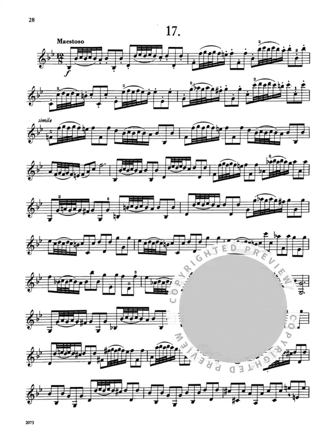 KREUTZER - Estudios y Caprichos (42) para Violin (Galamian)