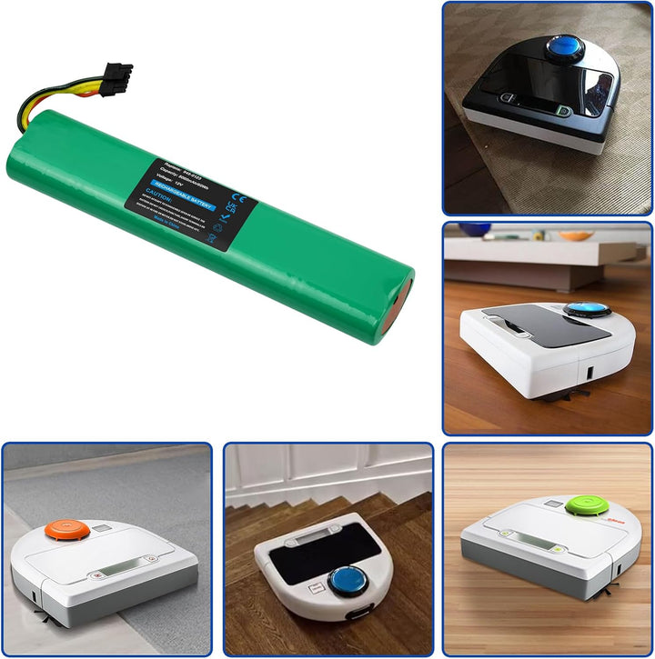 12V 5000mAh NI-MH Ersatzakku für Neato BV Basic, Botvac D70, D75, D80, D85, D7500, D8000, D8500, 70,