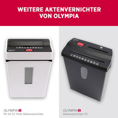 Olympia PS 63 CC Aktenvernichter Kreuzschnitt | Papierschredder bis zu 6 Blätter | Partikelschnitt 4