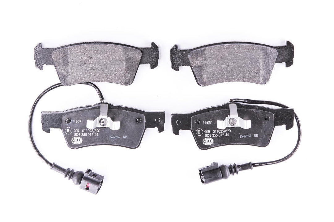 HELLA PAGID 8DB 355 012-441 Bremsbelagsatz - T1609 - Dicke/Stärke: 19mm - Bremssystem: Teves - mit i