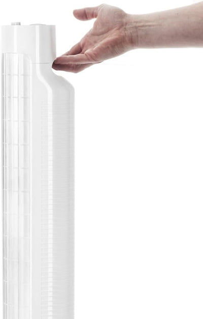 TROTEC Turmventilator TVE 30 T – 45 Watt, Oszillation 60°, 3 Stufen, sehr leise, mit Fernbedienung,