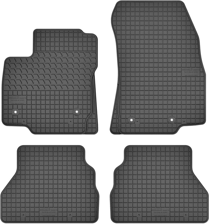 Fussmatten Vorne und Hinten 4er Set für Ford B-MAX 2012-2017 Gummi Gummimatten Vorne, Hinten, Vorne,