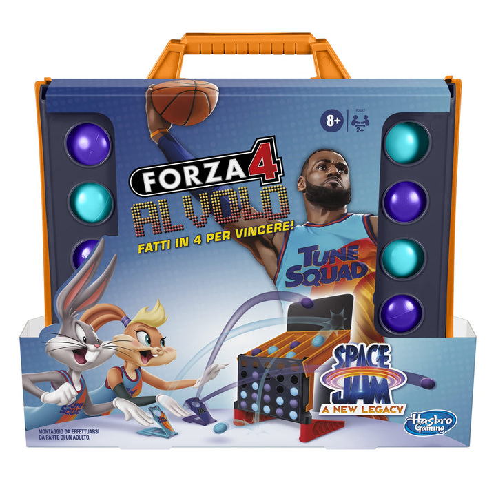 Hasbro Gaming Stärke 4: Space Jam A New Legacy Edition, Zwei oder mehr Spieler, Spiel für Kinder ab
