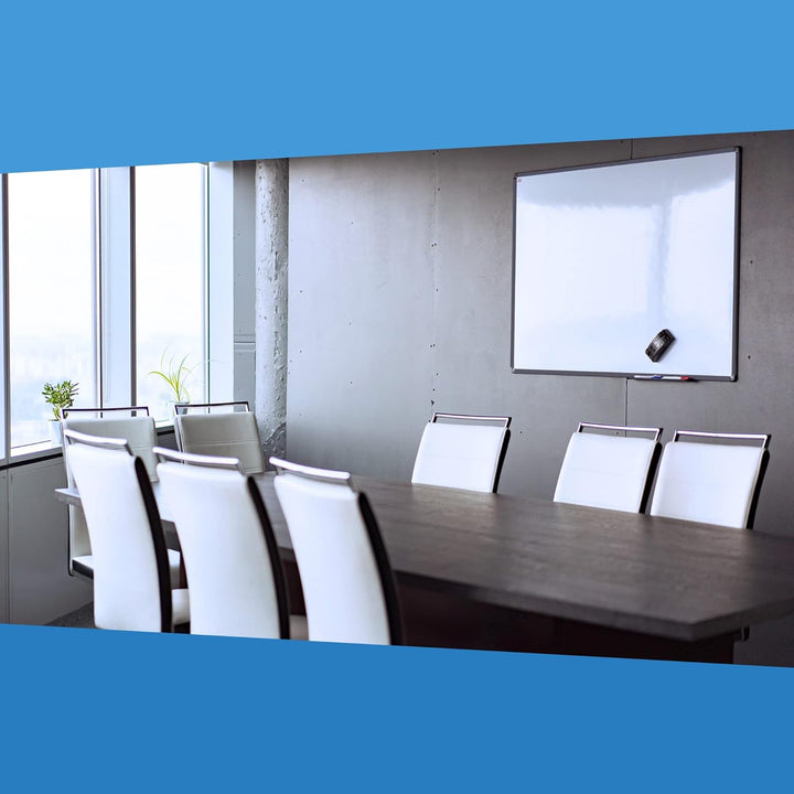 IVOL Eco Magnetic Whiteboard 45x60 | Modernem Schwarzem Rahmen | Magnettafel Whiteboardwand Magnetwa