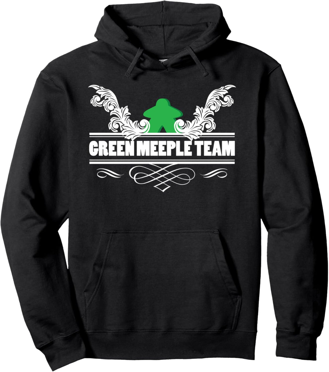 Green Meeple Brettspiel-Team Pullover Hoodie