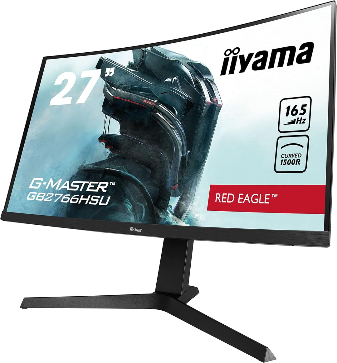 iiyama G-Master Red Eagle GB2766HSU-B1 Curved 68,5cm 27" VA LED Gaming Monitor Full-HD HDMI DP USB2.