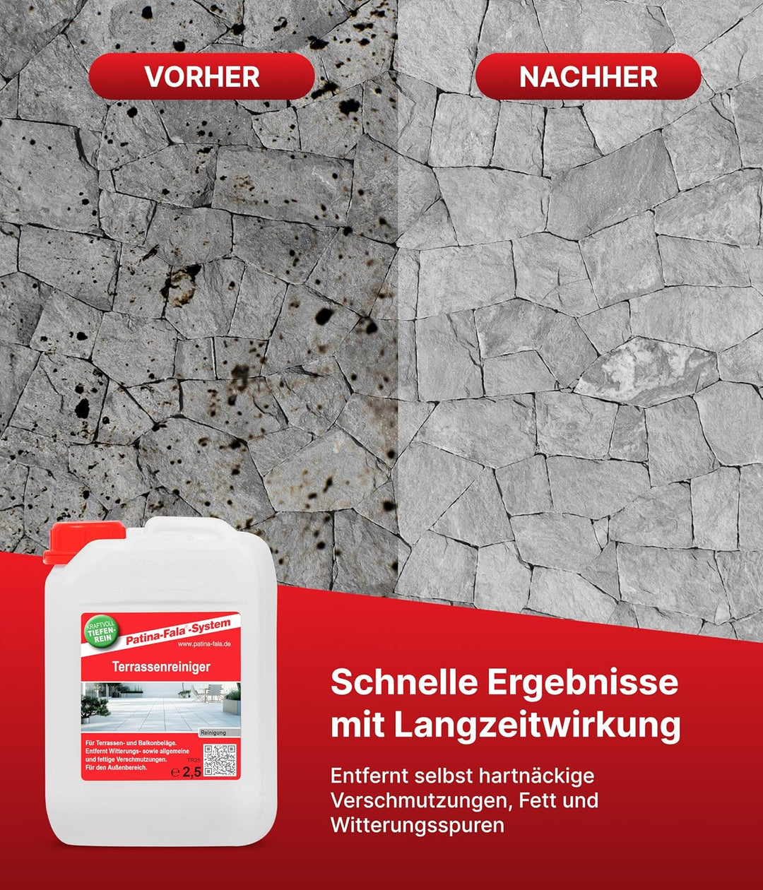 Patina-Fala TR25 Terrassenreiniger - 2.5 Liter