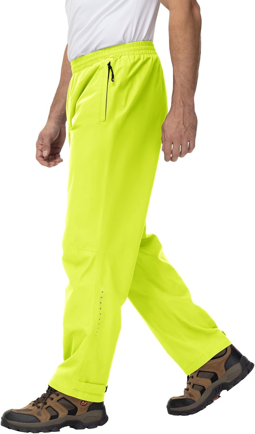 donhobo Herren Hose Wasserdicht Regenhose Leichte Winddichte Fahrrad für Outdoor Mesh Atmungsaktiv A