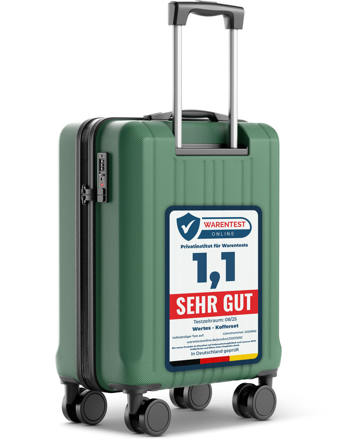 Cabin Suitcase 55x40x20cm – 36L Hand Luggage Trolley with TSA Lock & Spinner Double Wheels – Lightwe