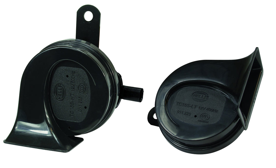 HELLA 012010881 Black 12V BX Trompetenhorn-Kit (Bmw) Schwarz BMW / Mini, Schwarz BMW / Mini
