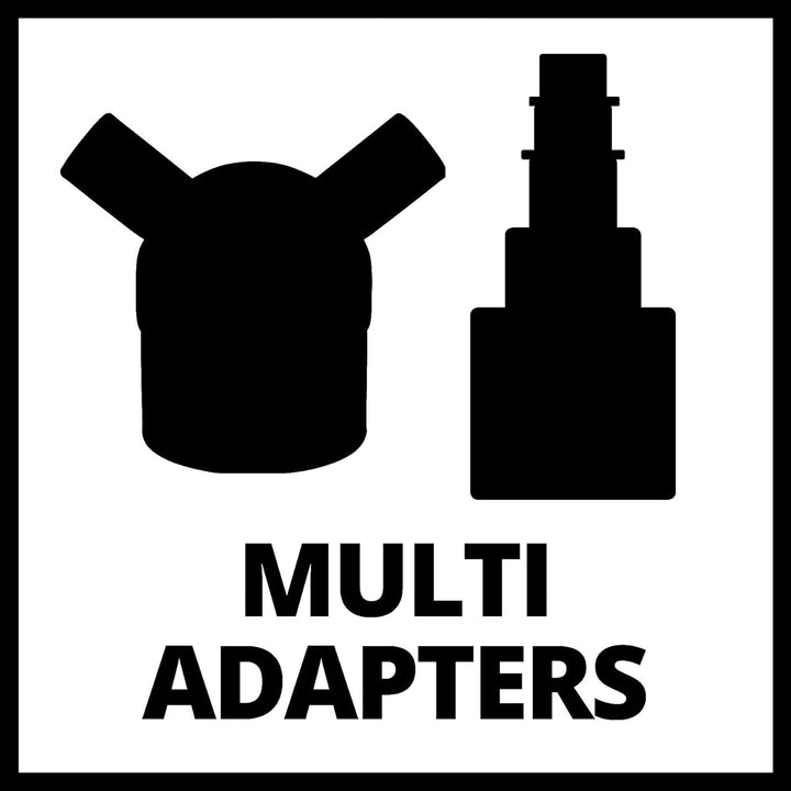 Einhell Absauganlage TE-VE 550/2 A (550 Watt, laufruhiger Induktionsmotor, Automatiksteckdose mit St