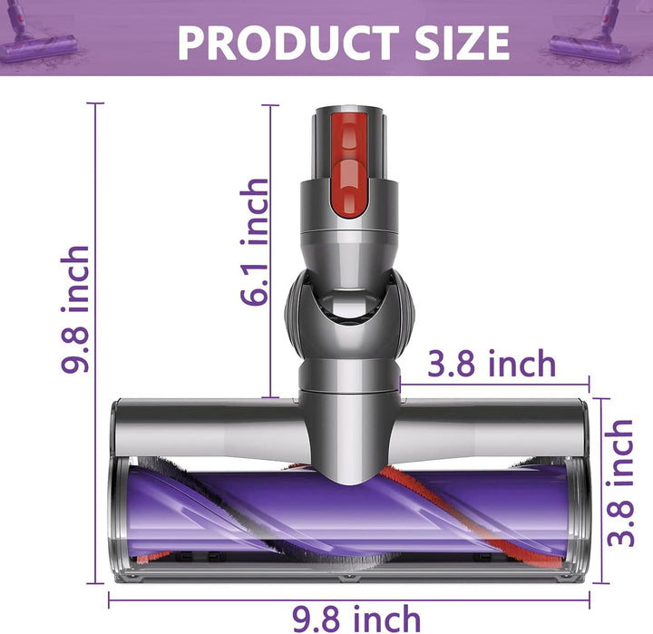 Bürste kompatibel für Dyson V7 V8 V10 V11 V15 SV10 SV11 SV12 SV14 SV15 SV22 SV25 SV27 SV28 SV37，Ersa