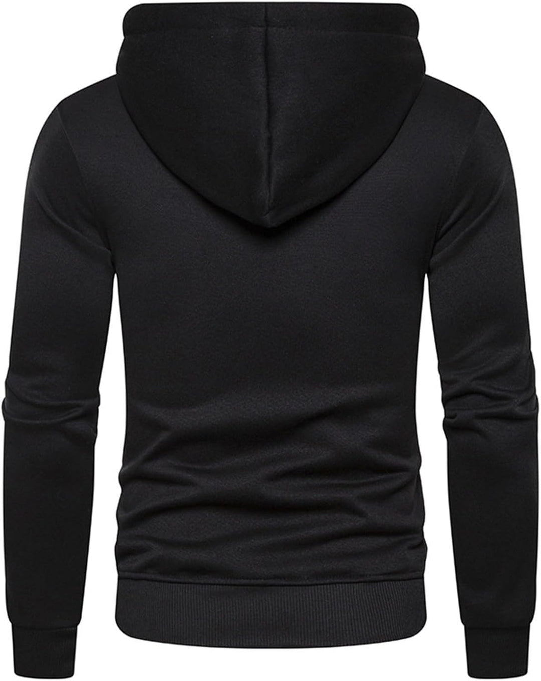 Sportjacke Herren Casual Sweatjacke Zip Kordelzug Hoodie Sweatshirt Jacke Basic mit Kapuze Langarm K