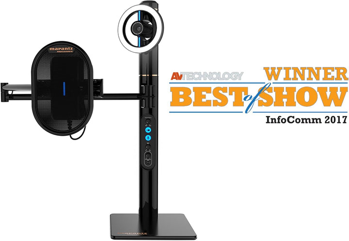Marantz Professional Turret - Komplettes Podcast System mit Full HD Webcam, USB-Kondensatormikrofon