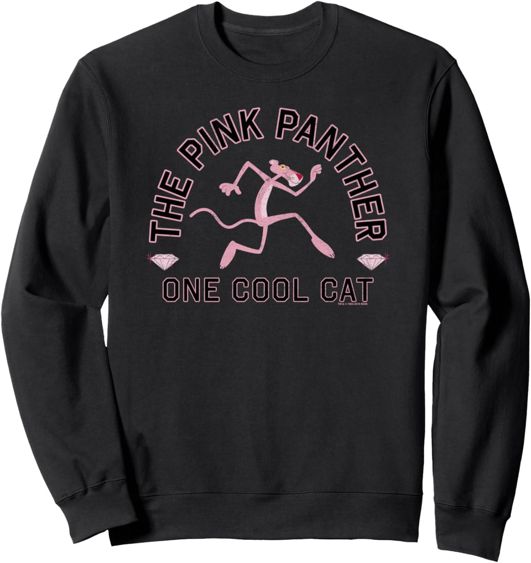 Pink Panther One Cool Cat Tip Toe Portrait Sweatshirt