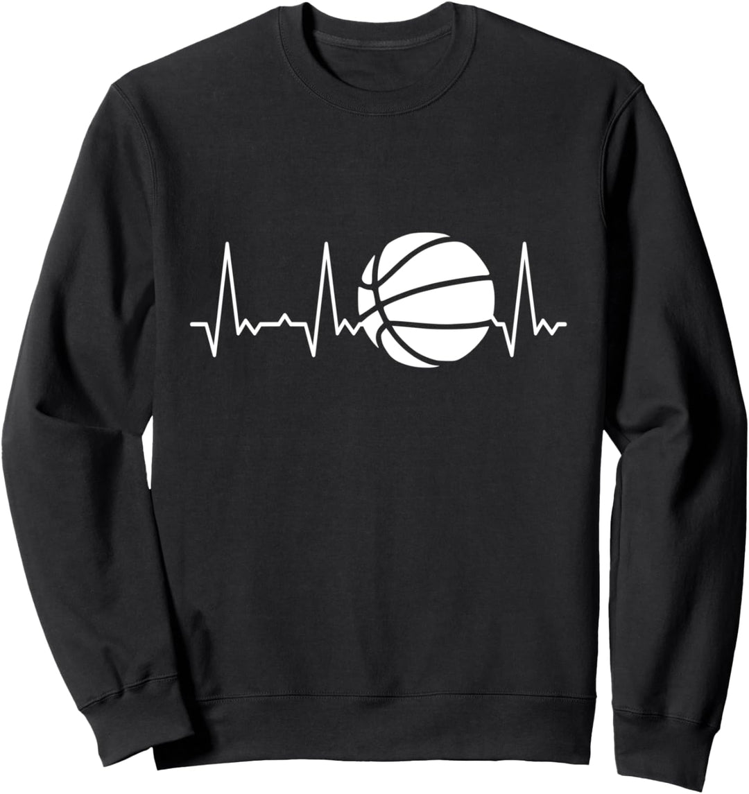 Herzschlag Basketball Sweatshirt
