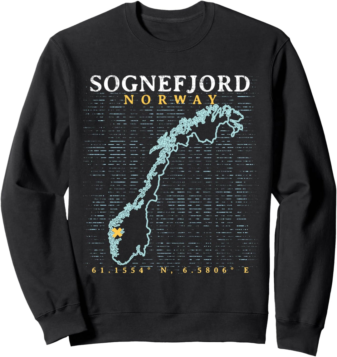 Norwegen Sognefjord Sweatshirt
