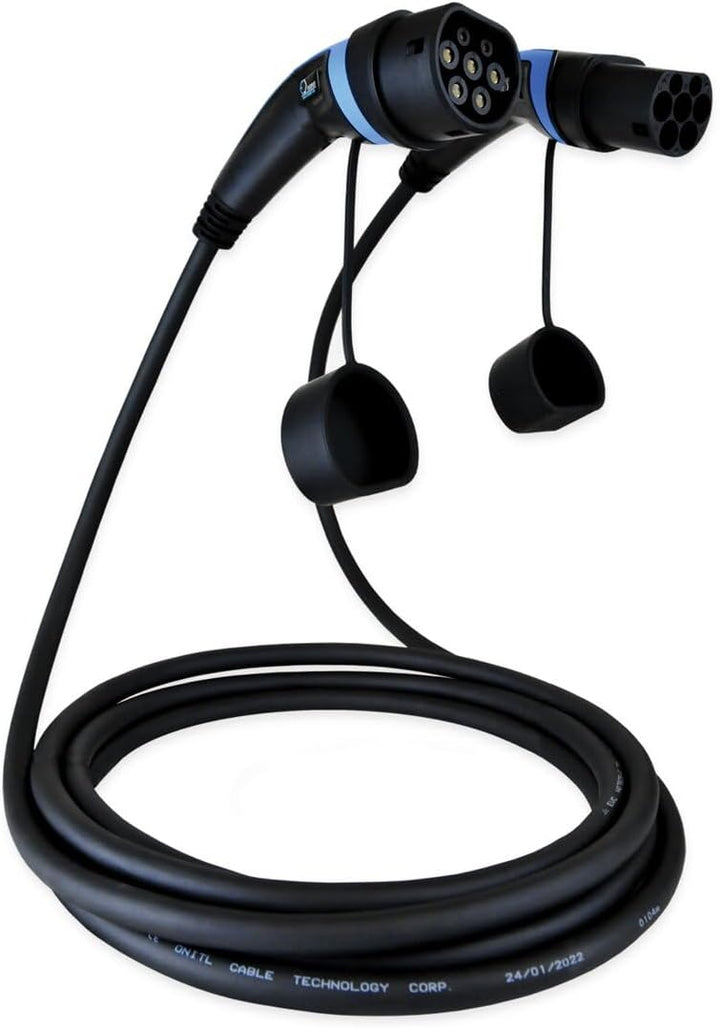 EV Expert Premium Ladekabel TYP 2 | 32A | 1-3phasig | 5-8 Meter (3-phasig / 5 Meter)