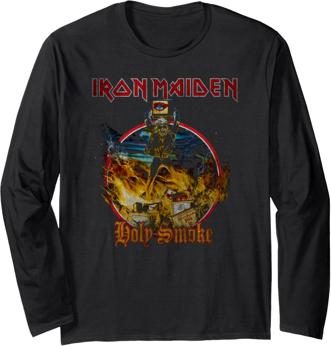 Iron Maiden - Holy Smoke Circle Langarmshirt