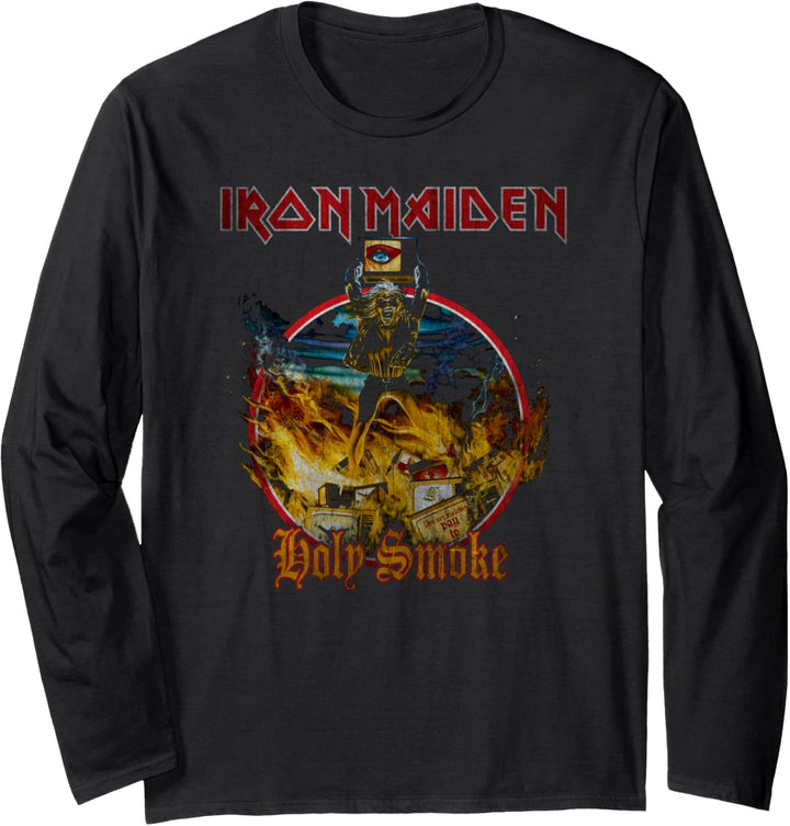 Iron Maiden - Holy Smoke Circle Langarmshirt