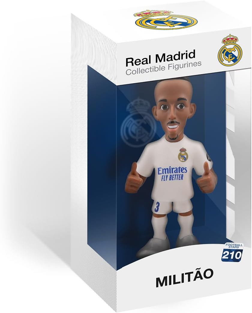MINIX Collectible Figurines MN18444 Militao-Figur, Real Madrid, Sammlerstücke 12 cm, Geschenkidee fü