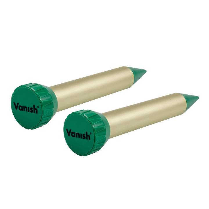 Vanish 2er-Spar-Set Maulwurfvertreiber MVT-1, Vibration, Batteriebetrieb Maulwurf Batterie 2er-Set,