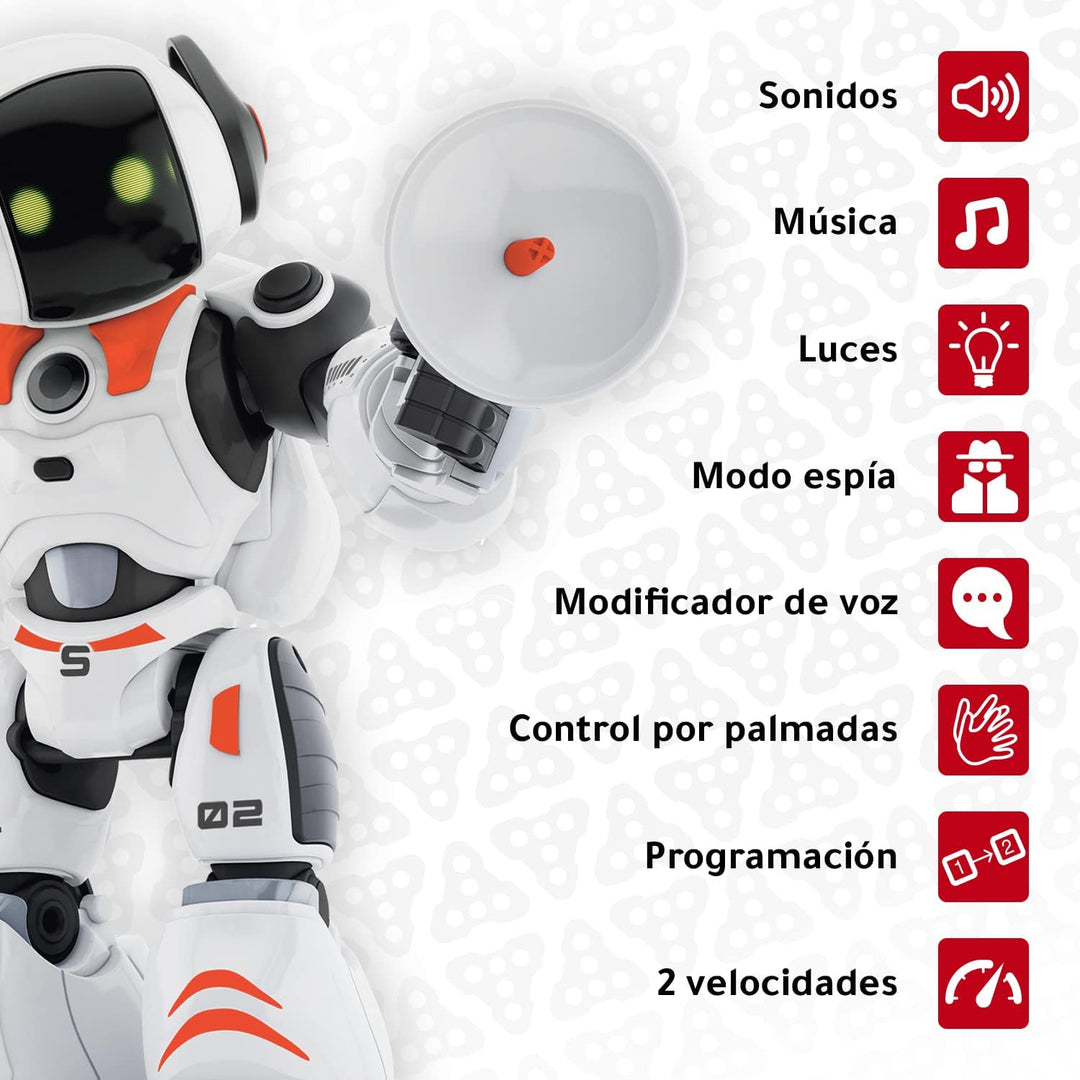 Xtrem Bots - James | Roboter Kinder Ab 6 Jahre | Ferngesteuerte Roboter Spionage | Programmierbarer
