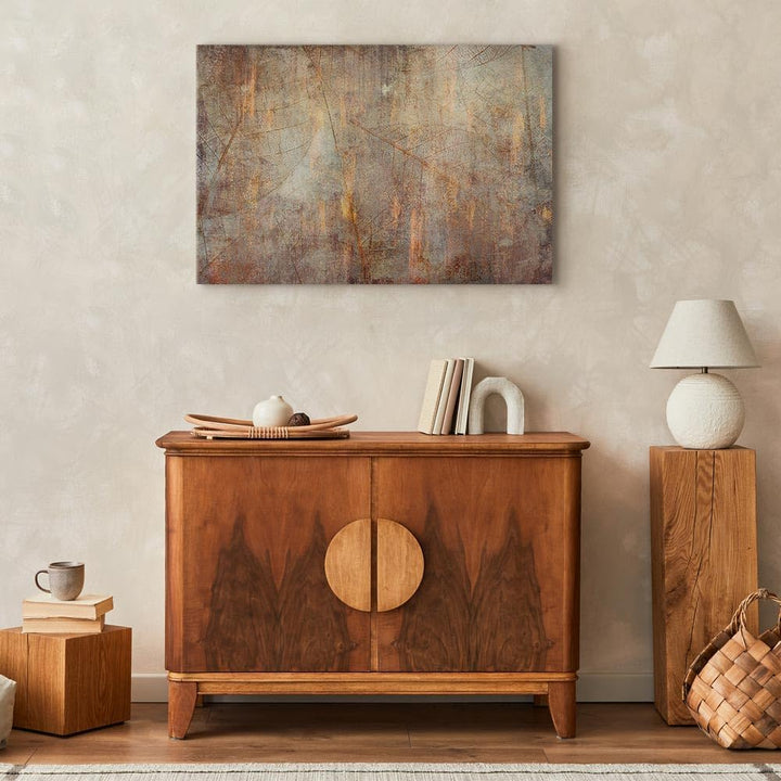murando Akustikbild Blätter 120x80 cm Bilder Akustikschaum Hochleistungsschallabsorber Schallschutz