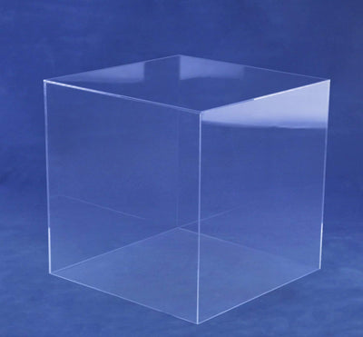 Hansen Schaukasten aus Acryl / Ausstellungshaube / Acrylhaube / Abdeckhaube / Showcase quadratisch,