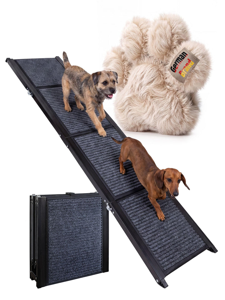 Petigi Hunderampe Hundetreppe, Auto Rampe Einstiegshilfe für Hunde Modell 03 - 170 cm, Modell 03 - 1