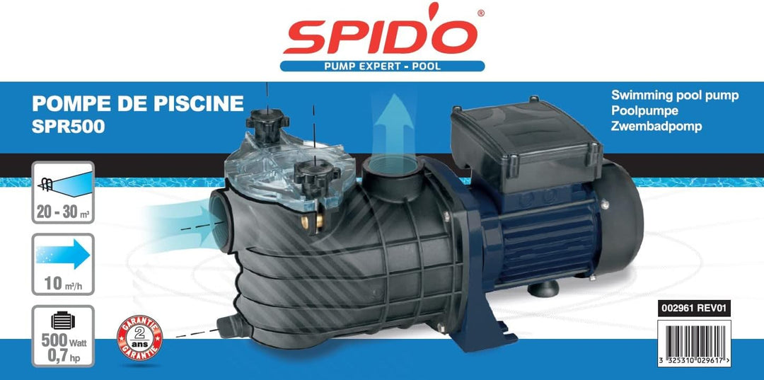 spid' O 2961 PC500 Pumpe Pool