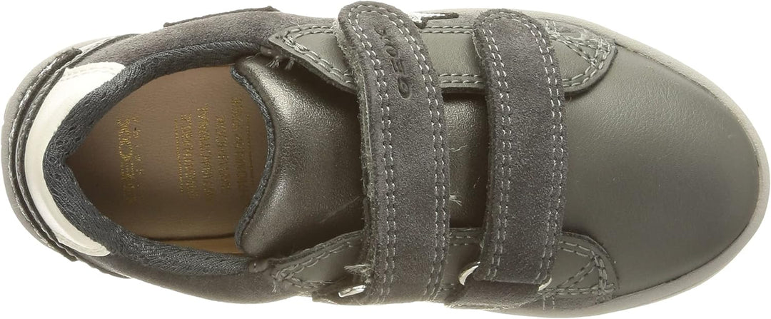 Geox Herren J Kathe Girl ASneakers 29 EU Dk Grey, 29 EU Dk Grey