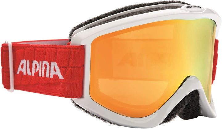 Alpina Unisex – Erwachsene Smash 2.0 Skibrille Blau, Blau