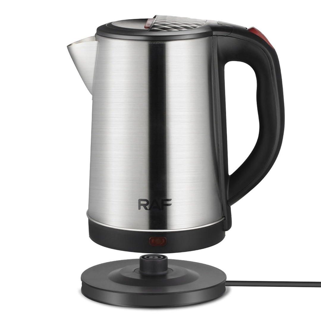 Wasserkocher Edelstahl 2,5 L Walfront mit Trockenlaufschutz und schnell kochend für Tee und Kaffee f