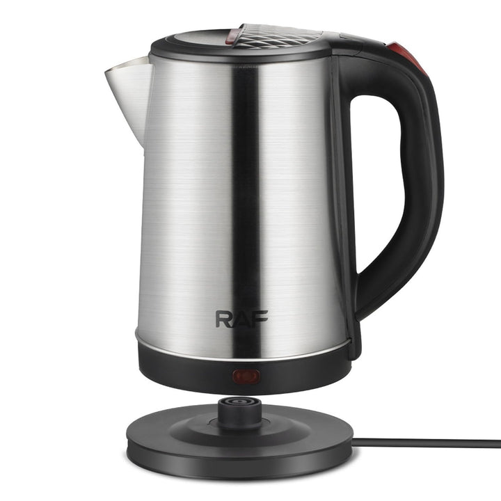 Wasserkocher Edelstahl 2,5 L Walfront mit Trockenlaufschutz und schnell kochend für Tee und Kaffee f