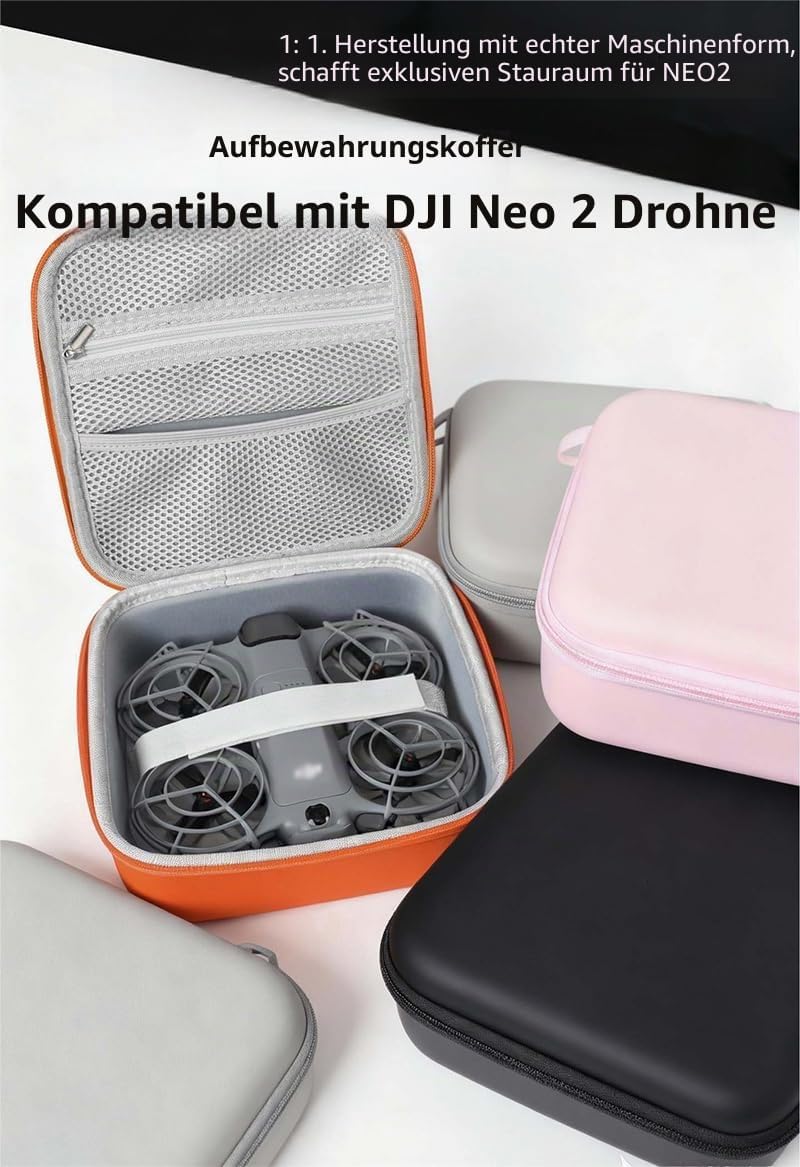 Neo 2 Tragetasche, kleine Aufbewahrungstasche kompatibel mit DJI Neo 2 Drohne, tragbare Mini-kompakt