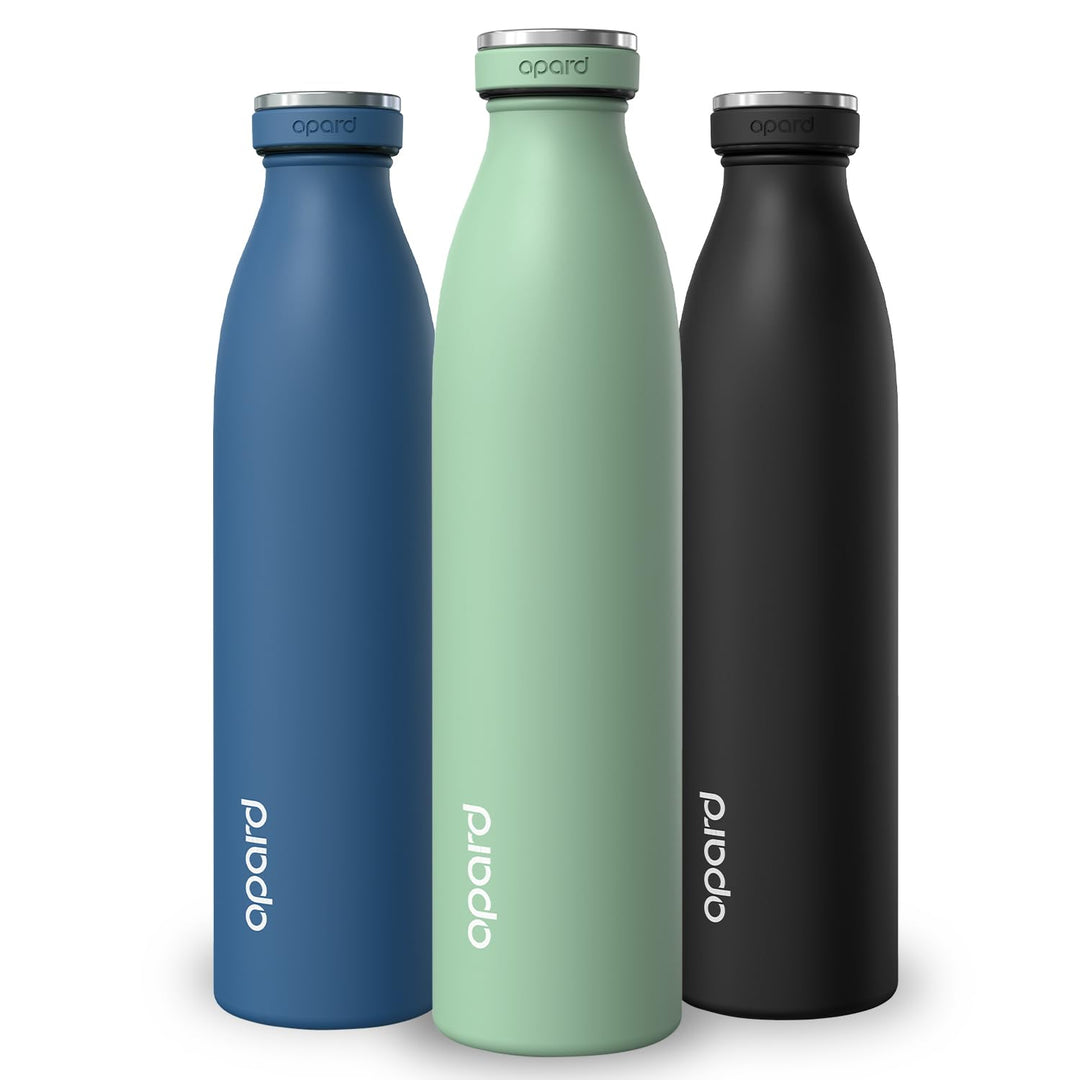 Opard Grip Thermosflasche 750ml, 36h Kalt &amp; 12h Heiss Trinkflasche Edelstahl, Trinkflasche Kohlensäu