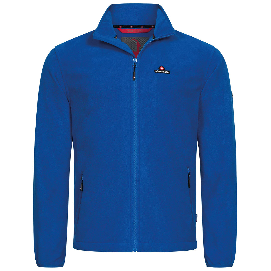 Höhenhorn Badus Herren Fleece Jacke Microfleece Full Zip Troyer Outdoor Wander Trekking S Blau, S Bl