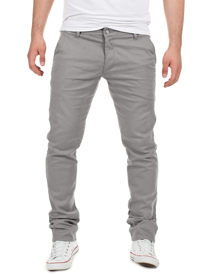 Yazubi Herren Chino Hose, Modell Dustin, Chinohose by Yzb Jeans 29W / 30L Grau (Gull 4r173802), 29W