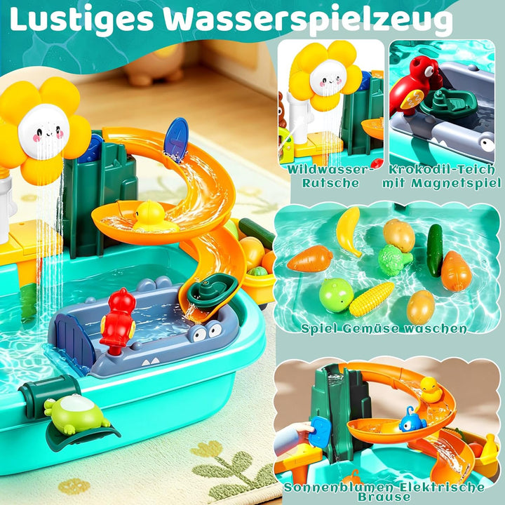 Kinder Spülbecken, Kinderwaschbecken mit Wasserkreislauf, Waschbecken Kinder mit Wasserfunktion, Was