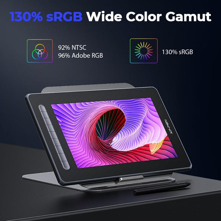 XPPen Artist 13 2 Gen. Grafiktablett, 13,3 Zoll Stift Display, 127% sRGB Farbraum, X3 Smart-Chip Sti