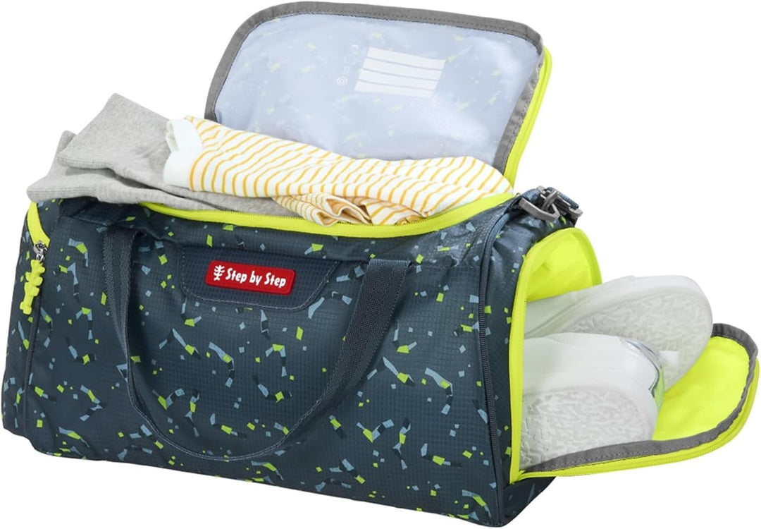 Step by Step Sporttasche, mit Nasswäschefach, Abnehmbarer Tragegurt, Verstellbarer Schultergurt, ab