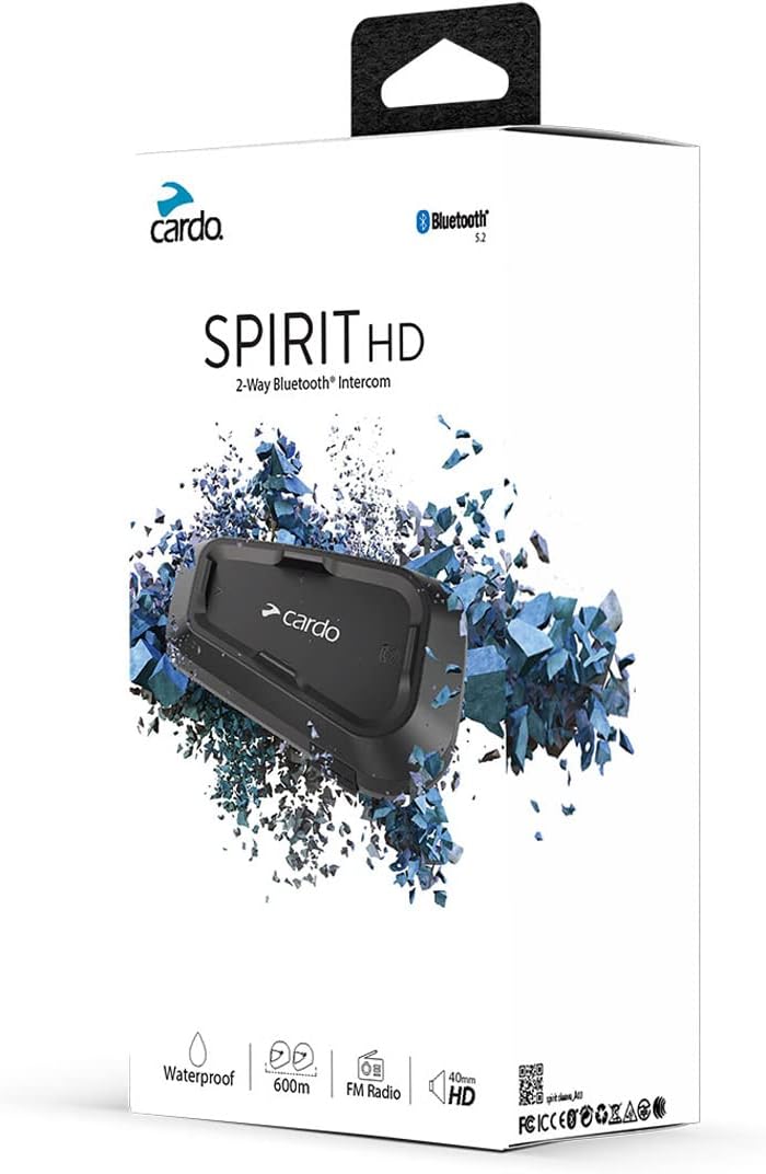 Cardo, kostenloses Motorrad-Gegensprechanlagen-Kit bluetooth Spirit HD