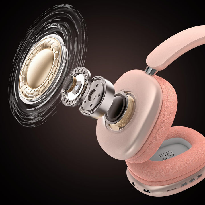 Bluetooth Over-Ear-Kopfhörer Kabellos, Hi-Fi Stereo mit Freisprechen, 30 Std Spielzeit, Sprachassist