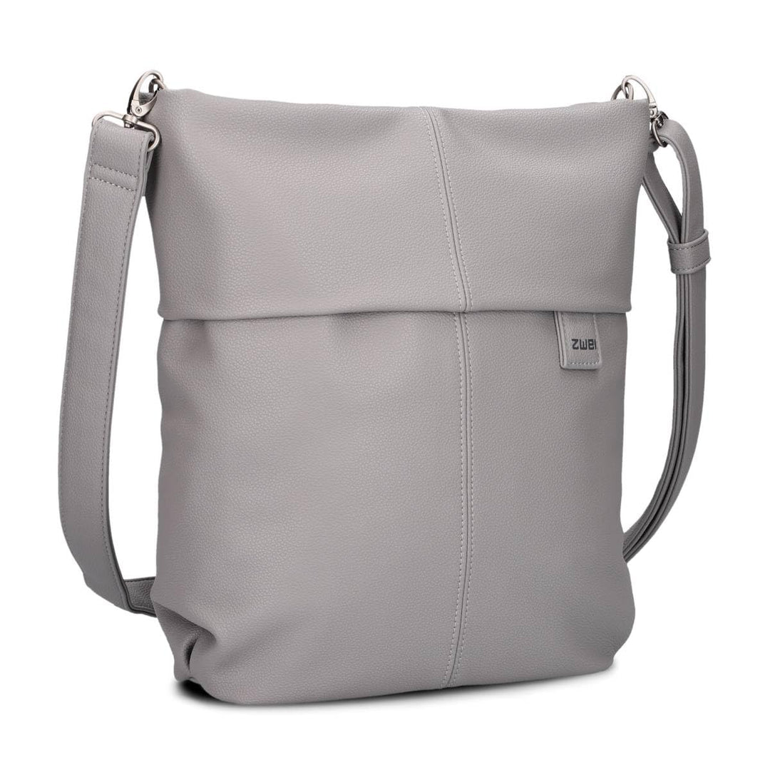 Zwei MADEMOISELLE M12: Elegante A4 Handtasche aus Glattem Kunstleder - Sicherer Verschluss, Vielseit