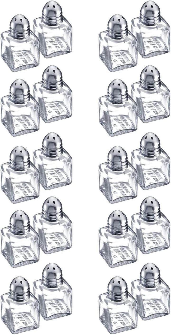 Westmark Mini-Gewürzstreuer-Set, 10 Sets à 2 Stück, Fassungsvermögen: je 10 ml, Rostfreier Edelstahl