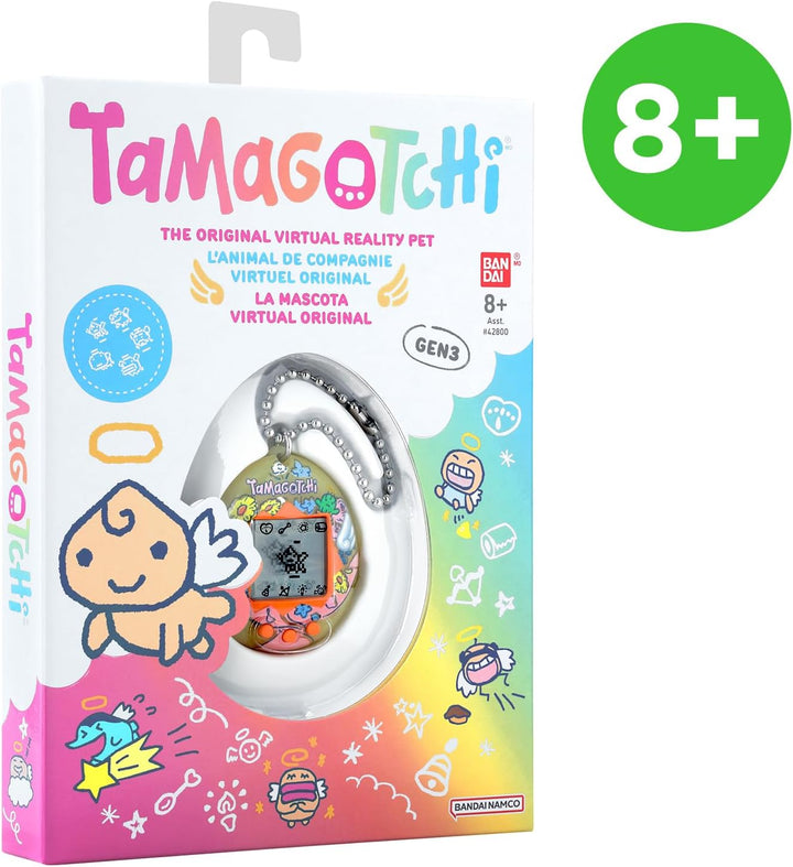 Bandai – Tamagotchi Original – Angel Flower Bouquet – Elektronisches Virtuelles Haustier mit LCD‑Bil