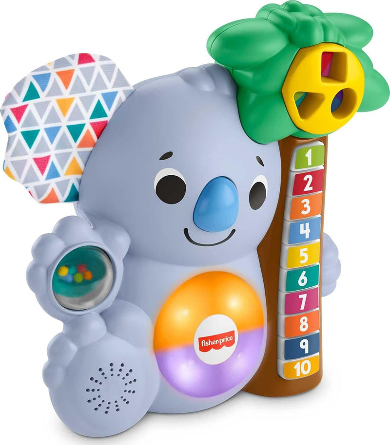 Fisher-Price GRG67 -BlinkiLinkis Koala, musikalisches Lernspielzeug für Babys und Kleinkinder, Babys