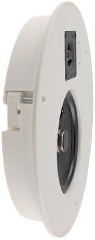 ChiliTec Einbaulautsprecher 34mm Flacher Lautsprecher für Decke Wand 2-Wege 120Watt Rund Ø 255mm Fla