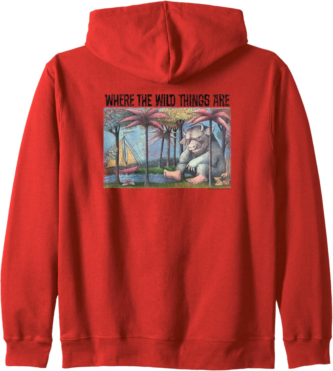 Where the Wild Things Are Cover Art Kapuzenjacke